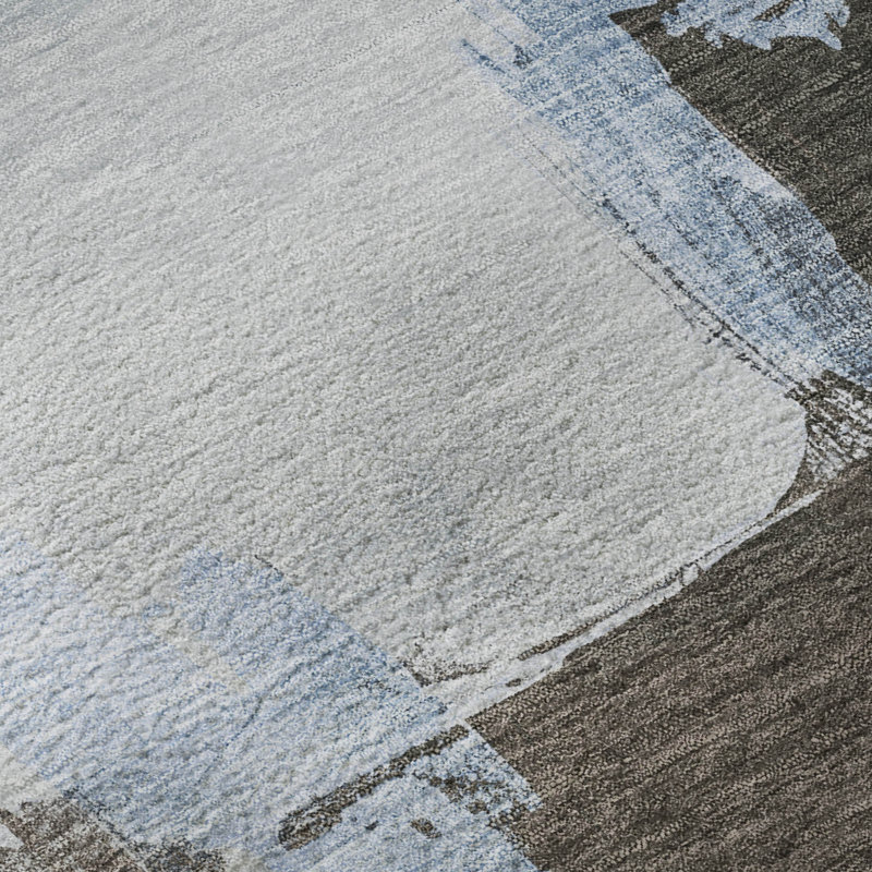 Premium Machine Washable Elize AMF1332 Abstract Rug, Rectangle 2'6" x 3'10"
