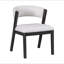 Ensemble de salle à manger de luxe 7 pièces grande table extensible et 6 chaises d'appoint rembourrées avec dossier incurvé de haute qualité