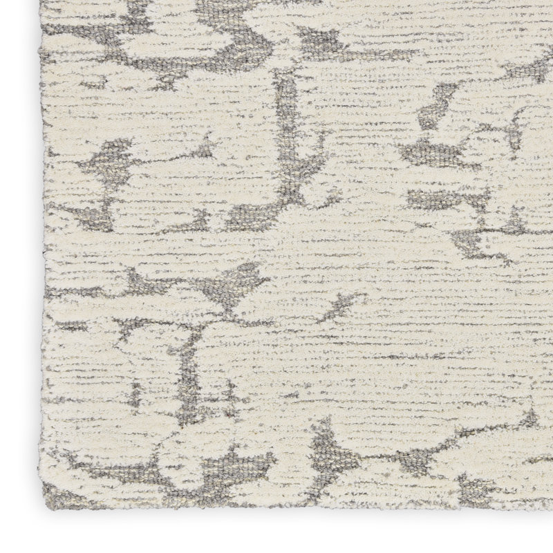 CK009 SCULPTURAL Modern Hand Woven Area Rug, Rectangle 63 x 87cm