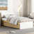 White/Light Oak selected