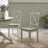 Bale Round Dining Table & 4 Shannondale Chairs - Traditional Rustic Farmhouse Kitchen-2050116741