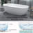 69'' x 30'' Soaking Solid Surface Bathtub