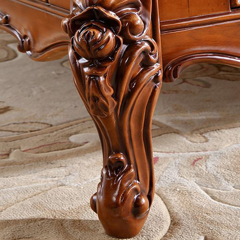Table basse European Vintage, H 20,87 po x L 47,24 po x l 47,24 po