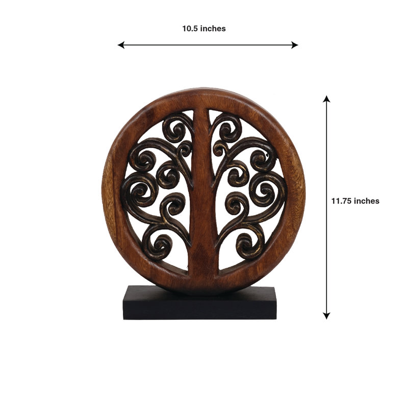 Sculpture en bois Mccastler sur base