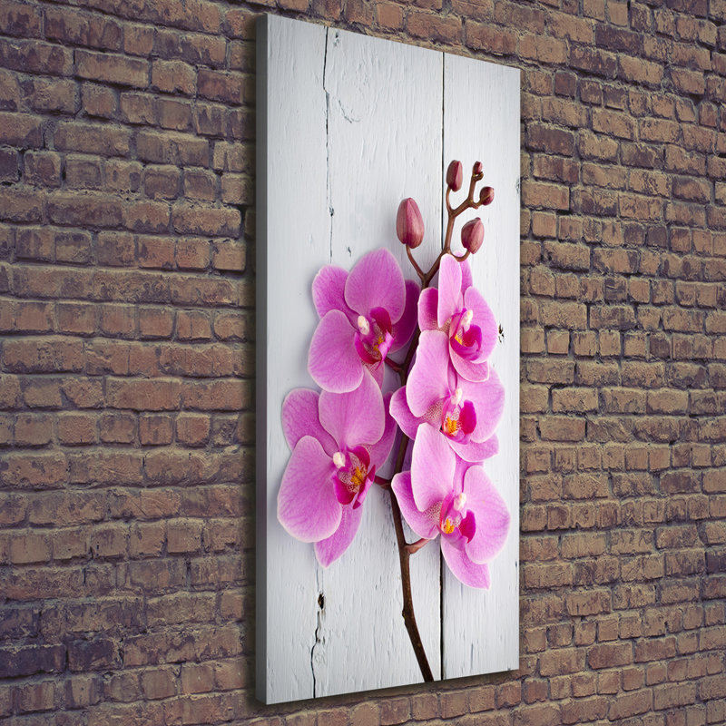 Pink Orchid - Wrapped Canvas Print