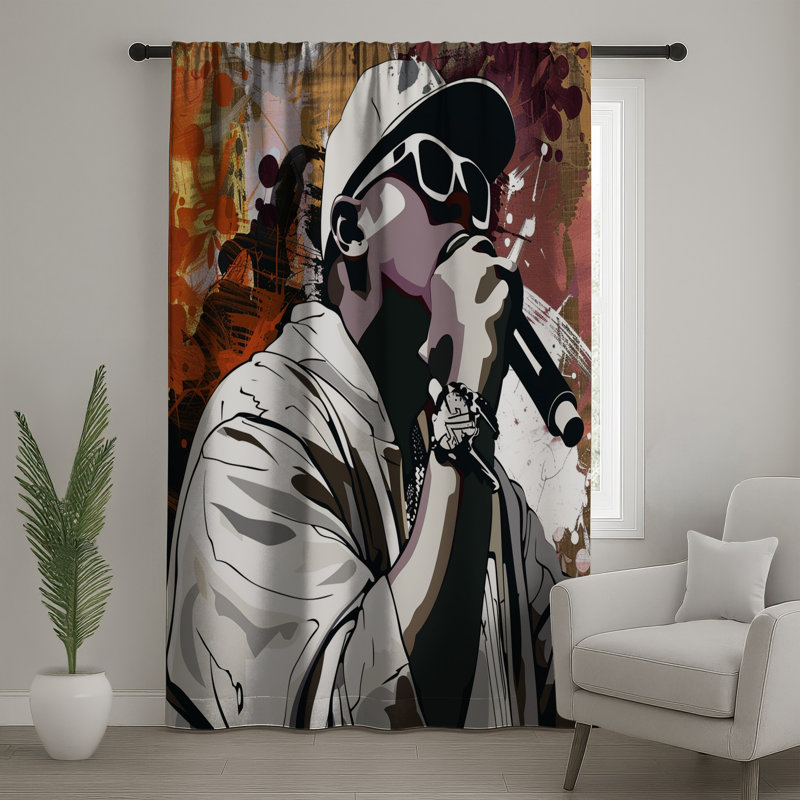 Rideaux, voilages et rideaux occultant Singer - 1 panneau Singer, Blockout, 50" x 92" - 1 Panel