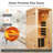 OUTEXER 1 - Person Bluetooth Compatible FAR Infrared Sauna in Hemlock