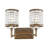 Belisle Steel Armed Sconce-458335942
