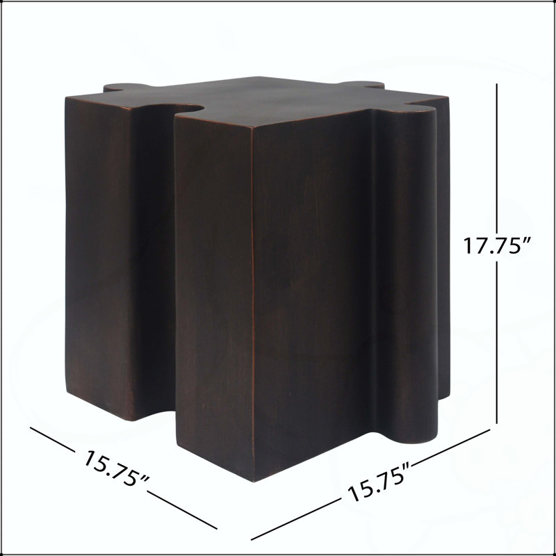Table d'appoint casse-tête à casse-tête modulaire MGO - Combinaisons créatives pour une utilisation intérieure et extérieure