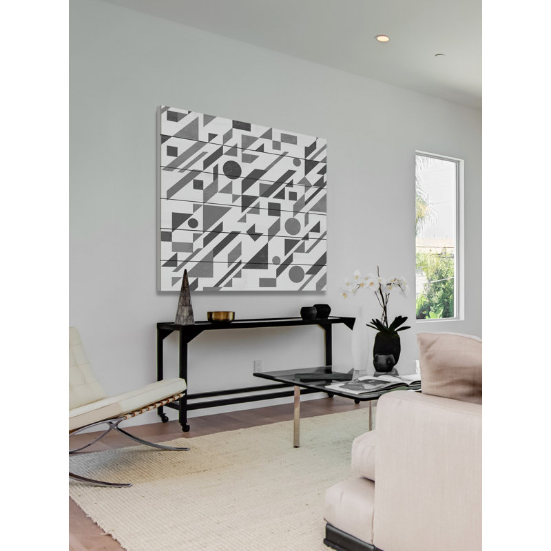 « native defabrication », reproduction d’art sur bois blanc, H 32 po x l 32 po x P 1,5 po
