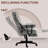 Office Chair, Gray Color. 400Lbs Capacity. Lumbar Support And Foot Rest. Reclining Function 360 Swivel. Ergonomic Adjustable Chair Big Tall By , 400Lbs, Gray, Rest, Microfiber, Support, Reclining,