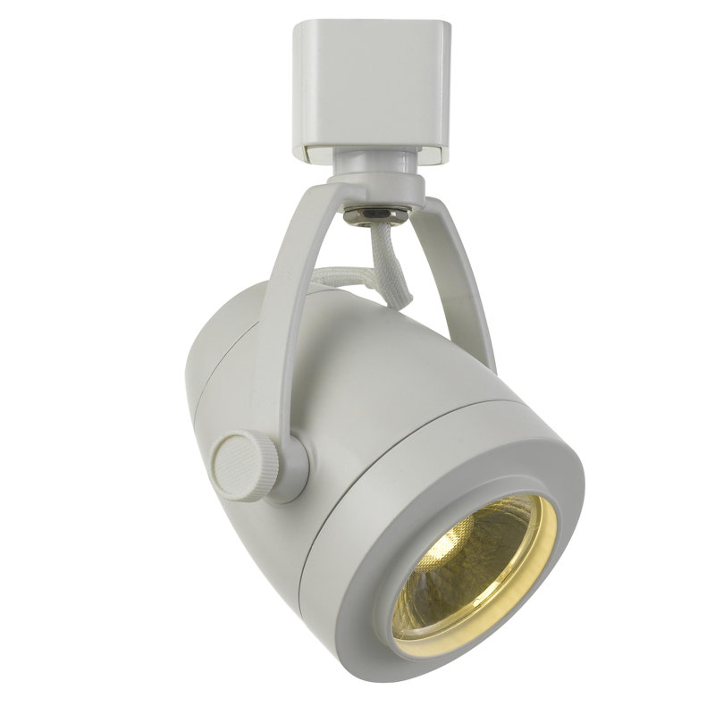 Tête de luminaire de rail à del intégrée, Blanc