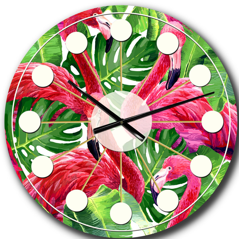 Horloge murale rétro Mid-Century, Grand