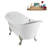 71" Streamline Clawfoot Tub,Tray,Drain and Clawfeet-101628943-102360908