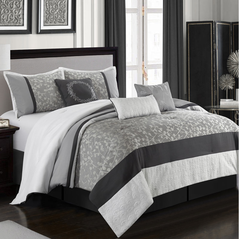 Willow Comforter Set, King Comforter + 6 Additional Pieces