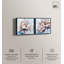 "Blush Pink Whimsy", ensemble de 2 reproductions d'art sur toile par -343044561-343044558-343044554