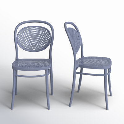 Farrah Stacking Patio Dining Side Chair by AllModern