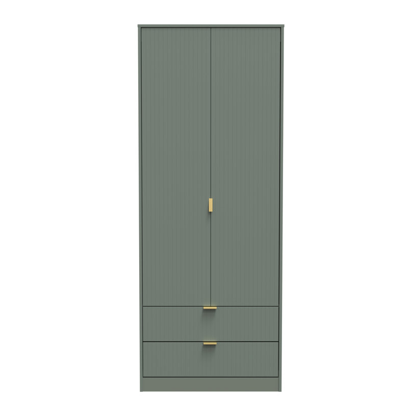 Becklyn Manufactured Wood Wardrobe, Reed Green