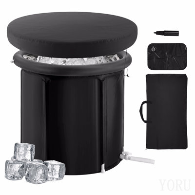 Ice Bath Tub For Athlete Cold Water Therapy Plunge Tub Inflatable Bathtub