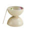 Tables basses rondes avec plateau de table multifonctionnel Milk White