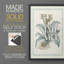 Willow Blue Besler III - reproduction encadrée de qualité supérieure - prête à être accrochée - aucun clou requis - aucun clou requis-572726512-572726511