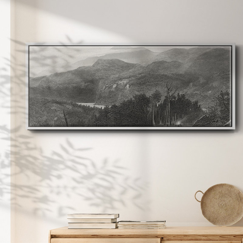 The Smoky Mountains- Framed Canvas, 20" H x 50" W
