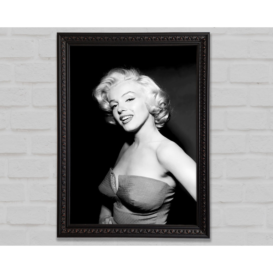 Marilyn Monroe Lächeln - Einzelner Bilderrahmen Kunstdrucke