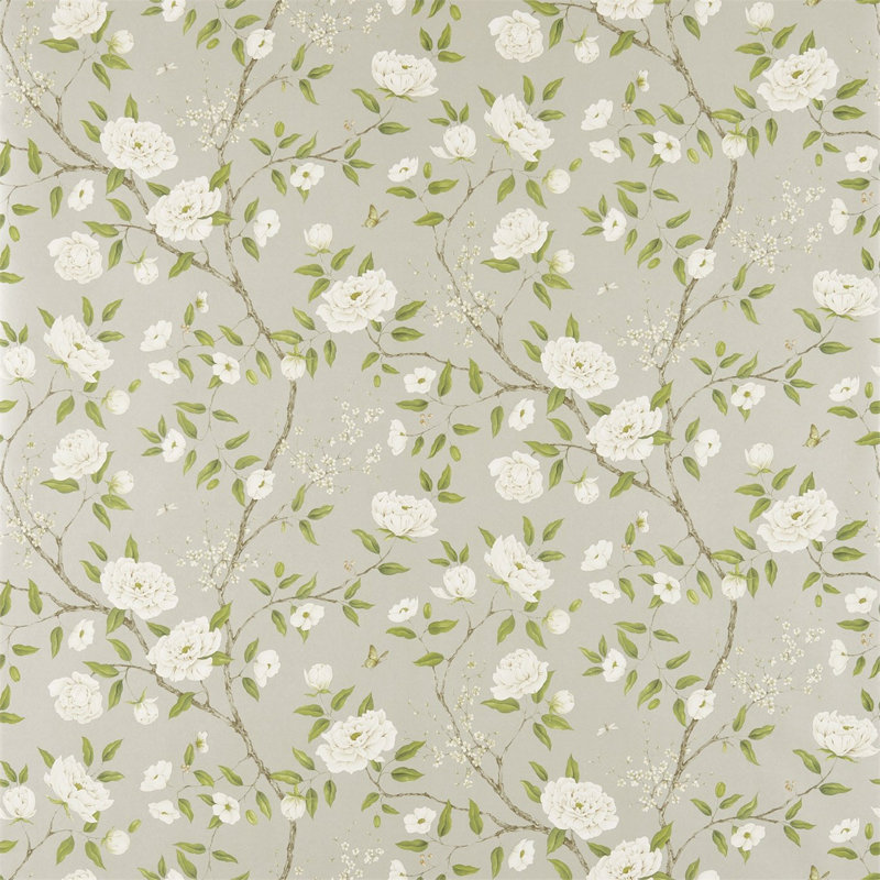 Romey's Garden Wallpaper, Silver