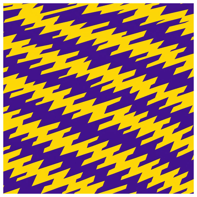 Coussins décoratifs à double face jaune zigzag, 26 x 26 pouces