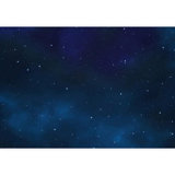 Planet In Outer Space Galaxy Peel & Stick Clear Wallpaper