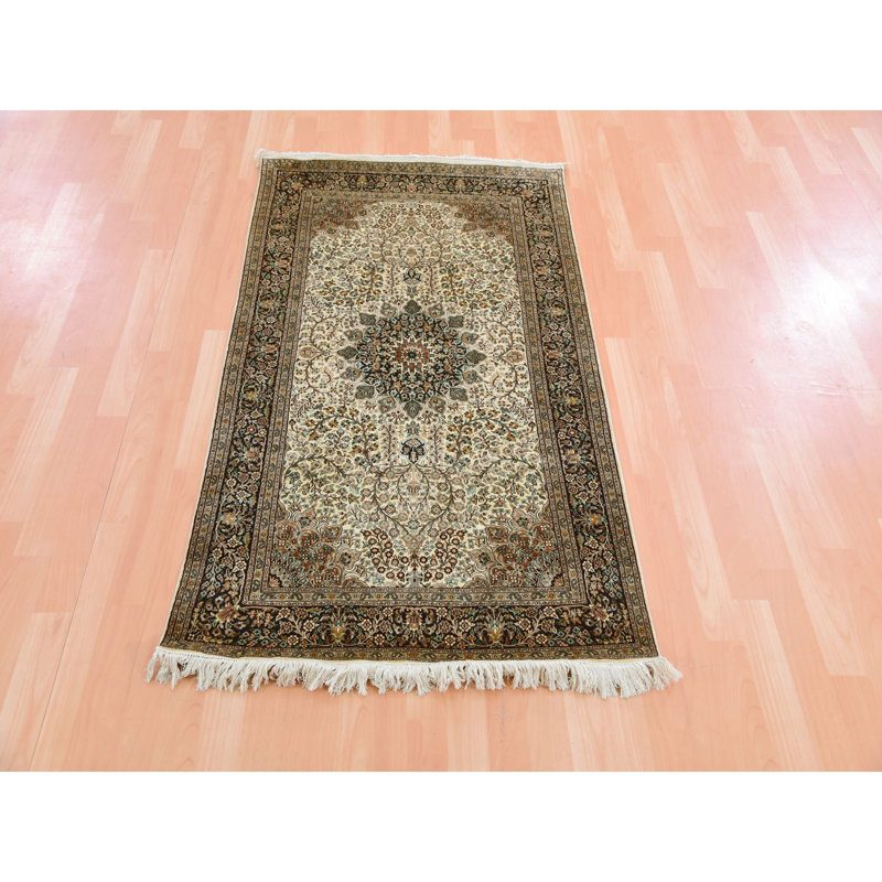 Tapis ivoire en laine New Age Byrden