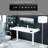 VIVO Single Motor Electric Desk with Push Button Memory Controller-97735782-97735801