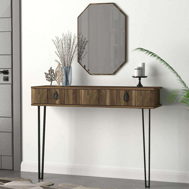Swatzell Dressing Table with Mirror
