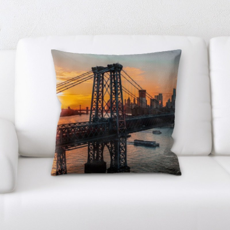 Microsuede Throw Pillow