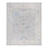 Floral One-of-a-Kind 7' 11" X 9' 8" Hand Knotted Area Rug