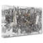 The San Francisco Skyline in Abstract - Wrapped Canvas-55302432