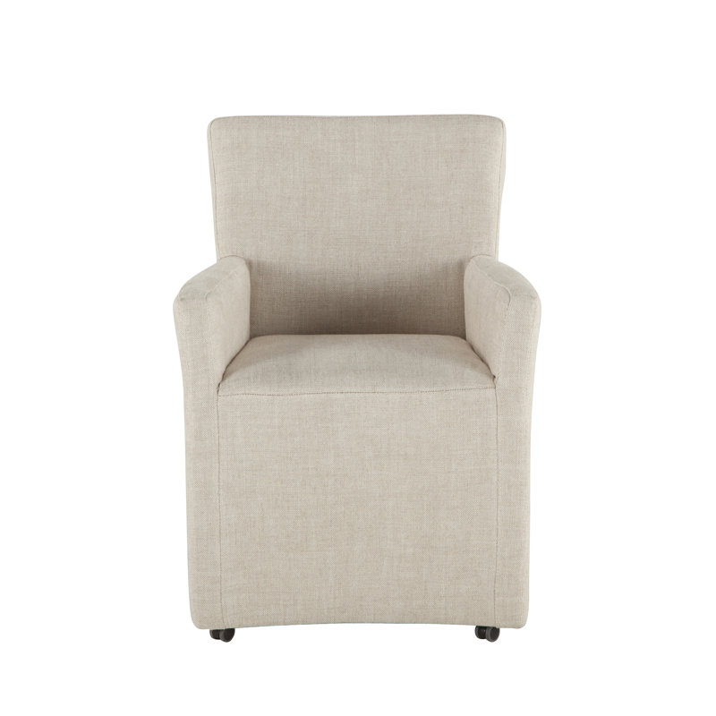 Abeerah 27'' H Linen Upholstered Armchair