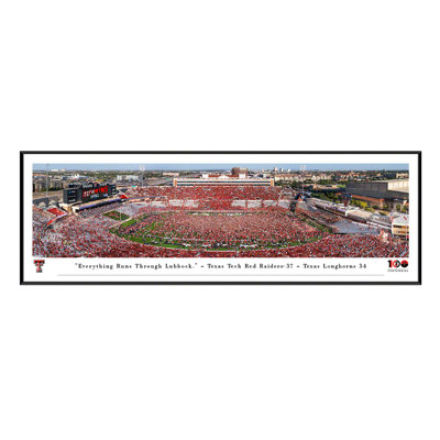 Texas Tech Football Celebration by James Blakeway - Panoramic Photograph