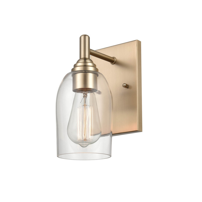 1 Light 4.75 In. Modern Sconce, Modern Gold 