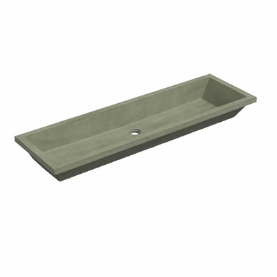 Arcata 48" Undermount Concrete Trough Bathroom Sink