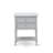 Valencia Side Table - Rectangle Nightstand with 2 Drawers for Bedroom, Urban Gray-1973911340