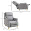 Fauteuil inclinable manuel avec repose-pieds, canapé, canapé HOMcom