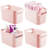 mDesign Deep Plastic Bathroom Storage Bin with Handles, 10" Long-90631348-90631351