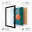 Orange Apple Modern - Framed Print-2127479497-2127479498