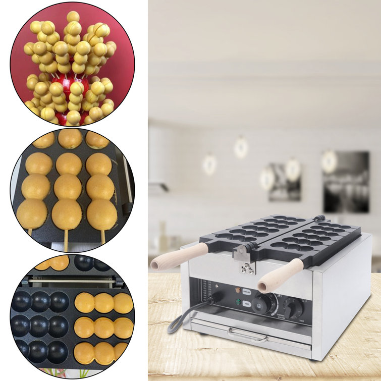 YYBSH 1400W Grids Bubble Waffle Maker