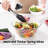 U-Taste 600ºF Heat-Resistant Silicone Kitchen Tongs: 7+9+12 Inch Heat Resistant Cooking Tong Set-75903809