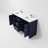 Lafarre 60 in W x 20 in D Double Bath Vanity and Gun Metal Faucet Set-104786647-113056874