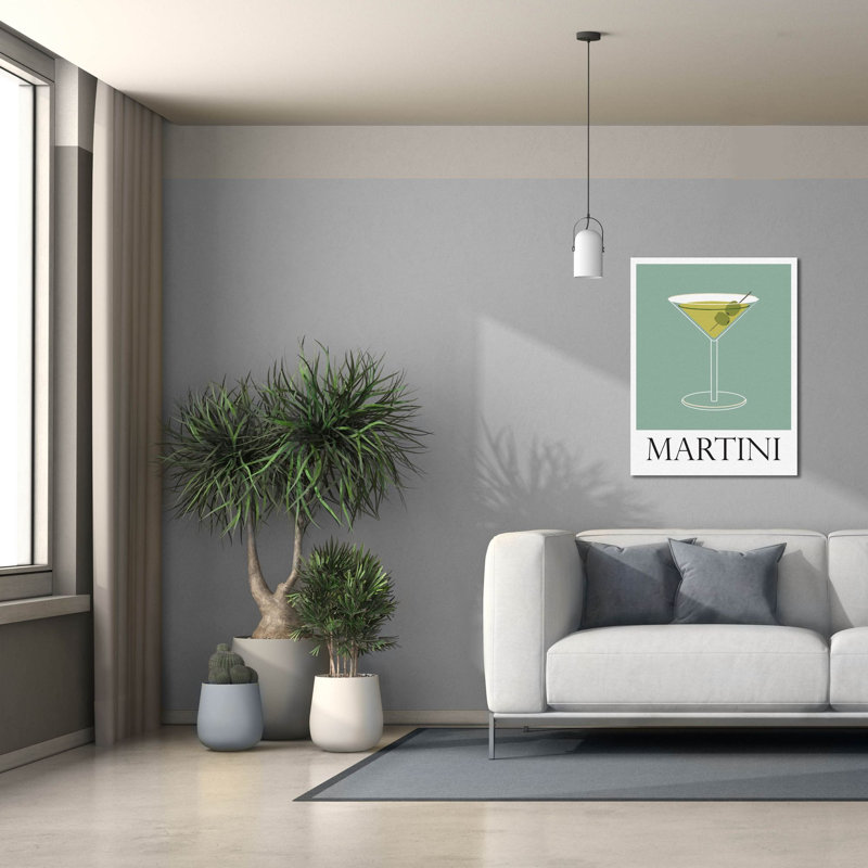  «Martini» par l'Arctique, art mural sur toile, 26 po x 34 po