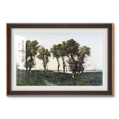 Soir d'automne, 1894 - Henri Harpignies - Estampe encadrée sur mesure