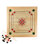 Ensemble de jeu de société Carrom avec accessoires